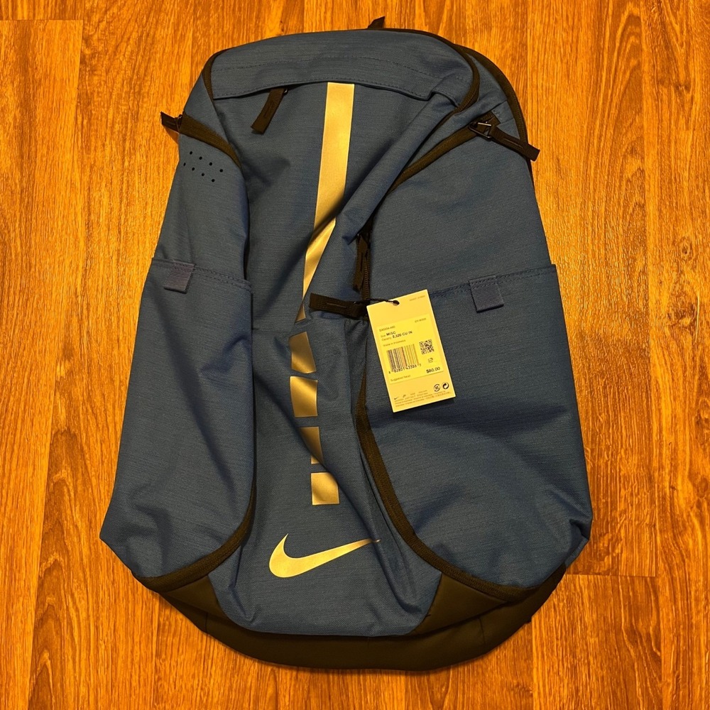 Nike Backpack Unisex MISC Blue Hoops Elite Pro BA5554-480 Basketball Sport Bag